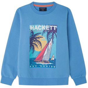 Hackett Sailing Sweatshirt Blauw 11 Years Jongen