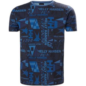 Helly Hansen Newport Short Sleeve T-shirt Blauw S Man