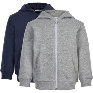 Minymo 2 Pack Full Zip Sweatshirt Grijs 5 Years