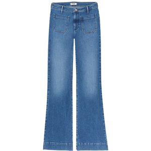 Wrangler W2334736y Flare Jeans Blauw 31 / 34 Vrouw