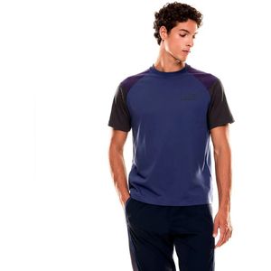 Ea7 Emporio Armani Train Athletic Colour Block 2 T-shirt Met Korte Mouwen