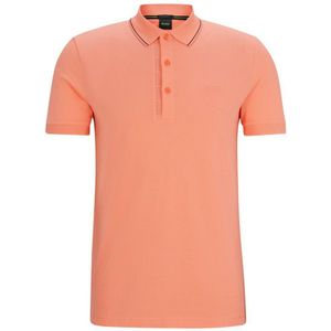 Boss Paule 4 10258215 Short Sleeve Polo Oranje M Man