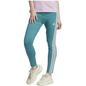 Adidas Essentials 3 Stripes High-waisted Single Leggings Blauw M / Regular Vrouw