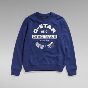 G-star Originals Logo Sweatshirt Blauw S Man
