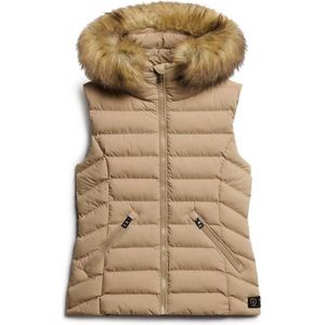 Superdry Fuji Faux Fur Vest