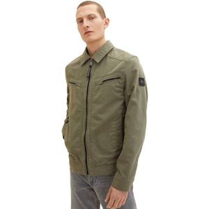 Tom Tailor Casual Cotton 1034863 Jacket Groen XL Man