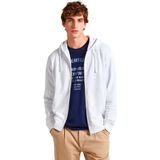 Pepe Jeans - PM582572 - Sweater - Wit - Lange Mouwen - Duurzaam Katoen