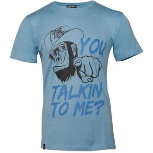 Rusty Stitches - Talking to Me - T-shirt - Zwart - Katoen