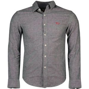 Levi´s ® Battery Housemark Slim Long Sleeve Shirt Grijs XS Man