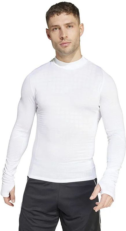 adidas - TECHFIT - T-shirt - Zwart - Polyester Gerecycled