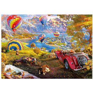 Educa 3000 Pieces The Valley Of The Hot Air Balloons Puzzle Veelkleurig