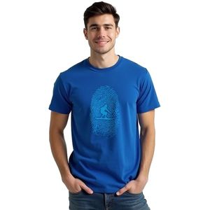 Kruskis Surfer Fingerprint T-shirt Met Korte Mouwen