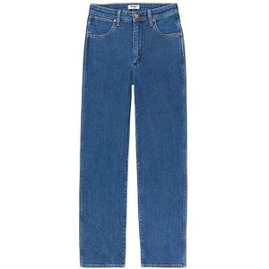 Wrangler W27m68 Mom Straight Fit Jeans Blauw 26 / 32 Vrouw