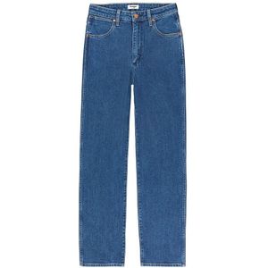 Wrangler W27m68 Mom Straight Fit Spijkerbroek