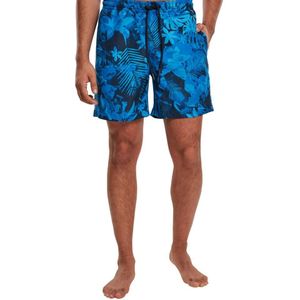Urban Classics Pattern Swimming Shorts Blauw XL Man