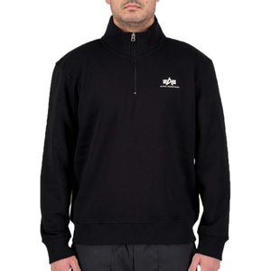 Alpha Industries 108308 Half Zip Sweatshirt Zwart 2XL Man