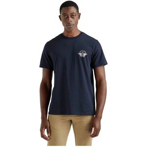 Dockers Logo Wing&anchor Short Sleeve T-shirt Blauw XS Man