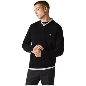 Lacoste V-neck Sweater Zwart 4XL Man