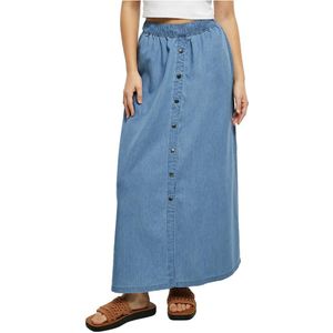 Urban Classics Denim Skirt Blauw 4XL Vrouw