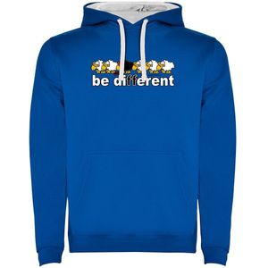 Kruskis Be Different Tennis Two-colour Hoodie Blauw 2XL Man