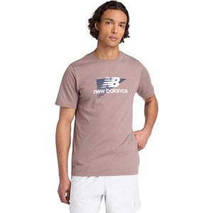 T-shirt - Korte Mouwen - Zwart - Katoen - NB DRY Technologie