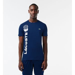 Lacoste Th1795 Short Sleeve T-shirt Blauw XL Man