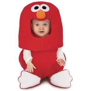 Viving Costumes Elmo Balloon Baby Custom Rood 7-12 Months