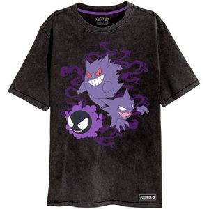 Heroes Official Pokemon Ghosts Short Sleeve T-shirt Paars L Man