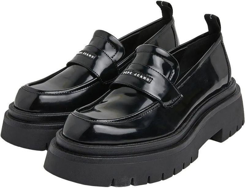 Pepe Jeans - Queen Oxford - Dikke Loafers - Zwart