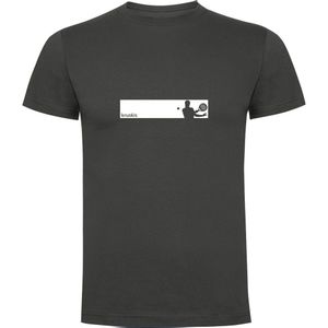 Kruskis Frame Padel Short Sleeve T-shirt Grijs XL Man