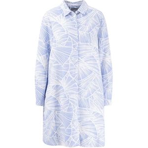 Fynch Hatton A-line Shell Linen Mix Lang Mouw Jurk