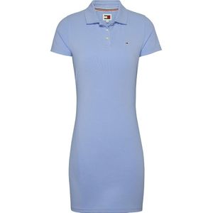 Tommy Jeans Essential Short Sleeve Dress Blauw XS Vrouw