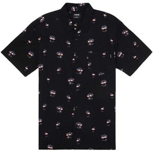 Hurley Rincon Short Sleeve T-shirt Zwart 2XL Man