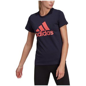 Adidas Bl Short Sleeve T-shirt Blauw XS Vrouw
