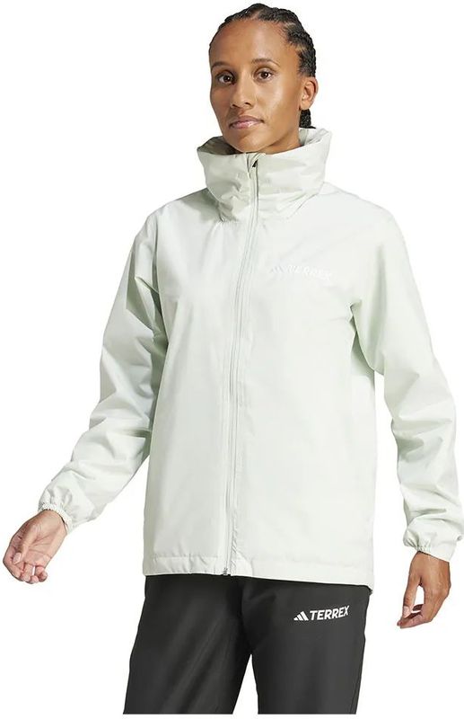 adidas - Regenjack - Zwart - 100% Polyester (Gerecycled)