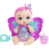 My Garden Baby Magenta Drinks And Pees Toy Doll With Butterfly Blanket Veelkleurig 18 Months