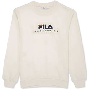 Fila - Valsera Regular - Sweatshirt - Zwart - Met Logo