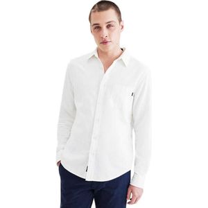 Dockers Slim Orginal Long Sleeve Shirt Wit 2XL Man