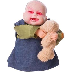 Viving Costumes Diabolic Child With Sound Light And Movement Beige