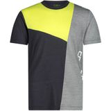 CMP - Performance Merino T-Shirt - Kleurblokken - Oeko-Tex® Standard 100 - Duurzaam