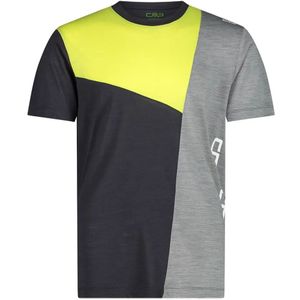 CMP - Performance Merino T-Shirt - Kleurblokken - Oeko-Tex® Standard 100 - Duurzaam