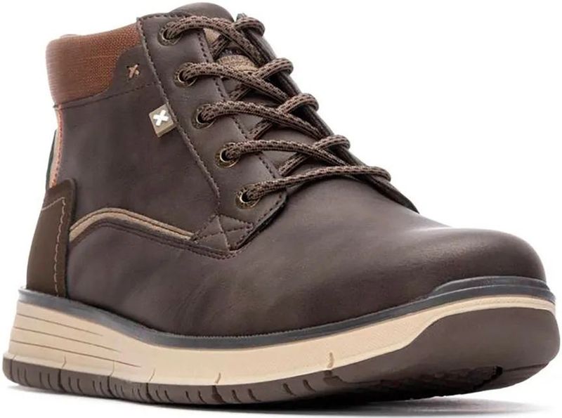 Xti - 14462202 - Enkellaarsjes - Bruin - Plat - Ritssluiting - Casual