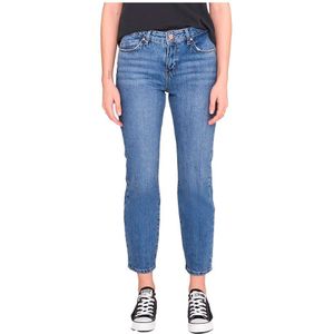 Noisy May Olivia Normal Waist Slim Straight Mb Jeans Blauw 26 / 32 Vrouw