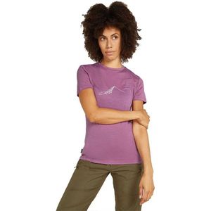 Icebreaker - Merino 150 Tech Lite - T-shirt - Paars - Korte Mouwen