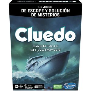 Cluedo Sabotage At Sea Spanish Version Board Game Zilver