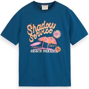 Scotch & Soda Front Artwork T-shirt Met Korte Mouwen