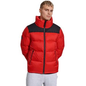 Superdry Sportstyle Code Down Puffer Jacket Rood S Man