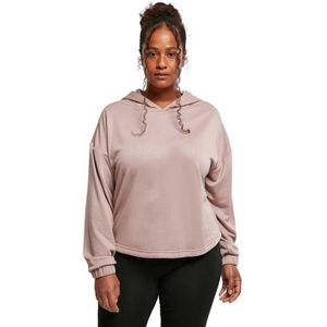 Urban Classics Oversized Shaped Modal Terry Hoodie Roze S Vrouw