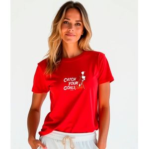 Kruskis Catch Your Goals T-shirt Met Korte Mouwen