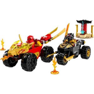 LEGO NINJAGO Kai en Ras' Duel Tussen Auto en Motor Speelgoed - 71789
